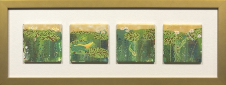 Koi and Lilies by artist Alison Centerwall